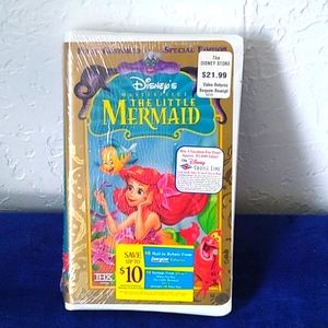 Disney The Little Mermaid VHS NWT